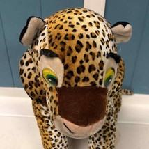 Vtg Classic Toy Company Leopard Cheetah 15” Plush Carnival Toy plastic eyes - £17.87 GBP
