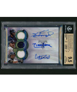 2019 Topps Threads Johnson/Suzuki/Griffey Jr. Auto Jersey #/9 BGS 9.5 Ge... - $2,474.99
