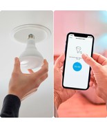 WiZ Smart Lighting Light Bulb Color and Tunable LED BR30 Plug &amp; Play WiF... - $12.07 CAD