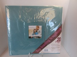 Scrapbook Top Loading 12 x 12 Pages AC Moore With Photo Insert Cover Blue New - £7.74 GBP