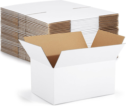 10X7X5-Small-Shipping-Boxes-30-Pack-White-Corrugated-Box-Mailers - $38.73