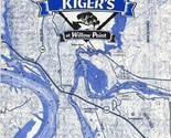 Kiger&#39;s at Willow Point Menu Maryville Pike Knoxville Tennessee 1990&#39;s - £13.93 GBP