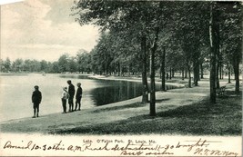 Vtg Carte Postale 1906 Lac O&#39;Fallon Park St.Louis MO - £3.79 GBP