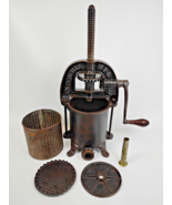 1883 Enterprise 4 Qt Small  Sausage Stuffer Fruit Wine Lard Press Cast I... - $247.49