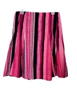 New York &amp; Company Womens 8 Multicolor Stripe Side Zip Fully Lined Trump... - €19,06 EUR