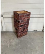 Fake Wooden Chimney Used As A Christmas Store Display Prop Almost 36” Tall - $1,835.56 MXN