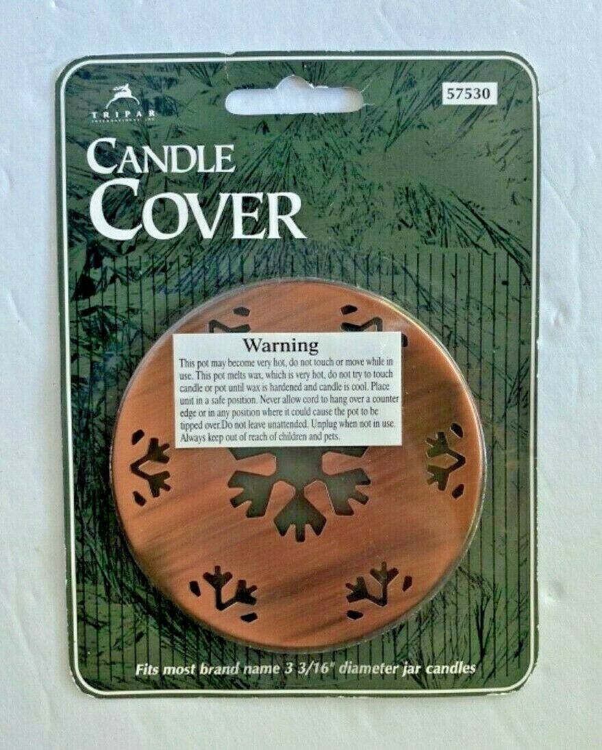 Tripar Snowflake Candle Cover New - $9.99