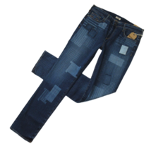 NWT True Religion Cora in Forgotten Path Patched Patchwork Straight Jeans 31 - £72.71 GBP