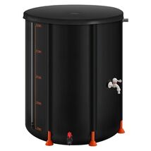 Collapsible Rain Barrel, 53 Gallon Portable Rain Water Collection Barrel... - $56.53