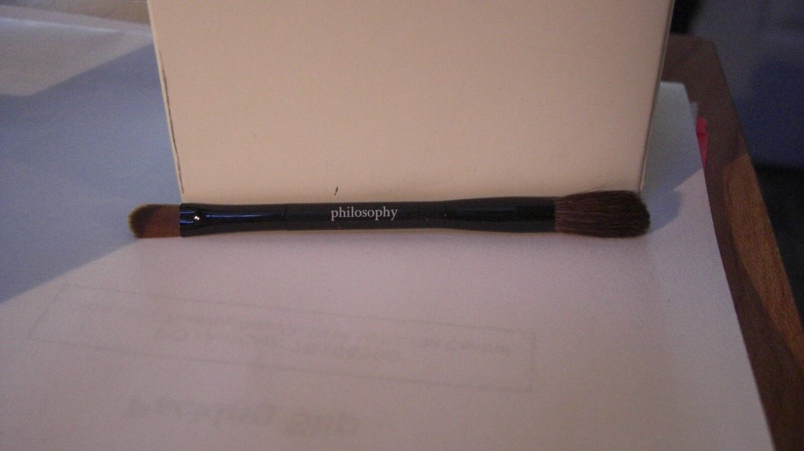 1  Philosophy 2 ended eye or lip makeup brush - $10.44
