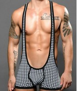 Andrew Christian Singlet Shimering Stud Sparkly Silver 92216 - £30.27 GBP