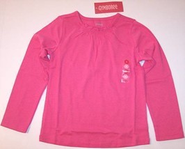 NWT Gymboree Girl&#39;s LS Pink Ruffle Tee Top, Cupcake Cutie, Size 7 - £9.92 GBP