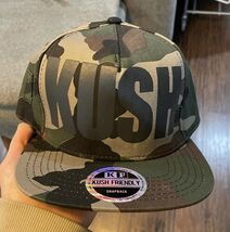 Kush Friendly Camo Snapback Hat  Trucker One Size Green 420 Smoker - €11,03 EUR