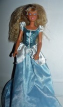 Hasbro 1987 Maxie Carly Doll in light blue satin dress - $11.88