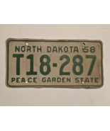 North Dakota 1958 Peace Garden State License Plate T18-287-Man Cave-Deco... - $35.54 CAD