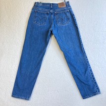 Vintage Levi 550 Classic Relaxed Jean Women 12 Straight High Rise Mom Pant 31x30 - £17.57 GBP