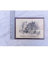 Home of Isaac Potts at Valley Forge - Clark M. Goff etched marble print - $54.33 CAD