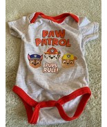 Paw Patrol Boys Red Gray Marshall Chase Ruble Short Sleeve One Piece 3-6... - $89.88 MXN