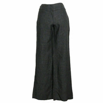 Eileen Fisher Denim Blue Washed Linen Delave Wide Trouser Pants 2 - £86.50 GBP