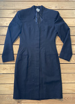 Vtg Nieman Marcus Womens Long Sleeve Knee Length Button Up Dress Size 2 ... - $24.65