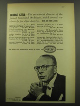 1959 Epic Records Advertisement - George Szell - the permanent director - £14.60 GBP