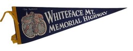 The Summit Whiteface Mt. Memorial Highway Vintage Pennant Felt - Travel New York - £21.30 GBP