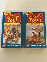 Set Of 2 Vintage VHS Disney Storybook Classics Winnie The Pooh Tigger Tapes - $9.04