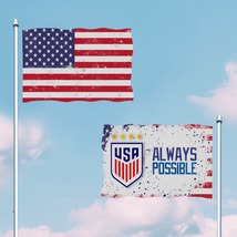 Always Possible USWNT Soccer FIFA Women&#39;s World Cup 2023 House Garden Flag  - £19.91 GBP+