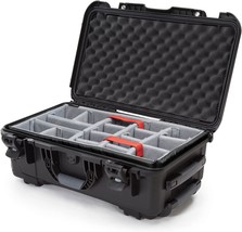 Nanuk 935 Waterproof Carry-On Hard Case With Wheels And Padded Divider - Black - £228.32 GBP