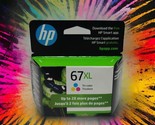 Genuine HP 67XL Color Ink Cartridge ENVY 6000 Deskjet 2700 Series EXP 11... - £18.90 GBP