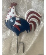 Left Facing Patriotic Rooster Lawn Stake - £71.20 GBP