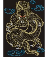Majestic Fire-Breathing Chinese Dragon Machine Embroidery Design - €4,29 EUR