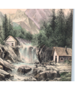 Mountain Cabin Scene Postcard Vintage Posted 1908 Missouri - £9.68 GBP