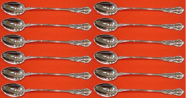 Georgian Rose by Reed &amp; Barton Sterling Silver Iced Tea Spoon Set 12 pcs... - £467.28 GBP