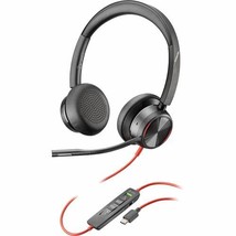 Poly Blackwire 8225 Headset - Stereo - USB Type C - Wired - 32 Ohm - 20 Hz - 20  - £127.09 GBP