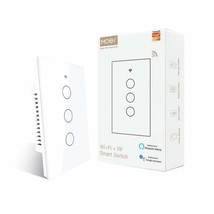 2.4GHz WiFi Wall Touch Smart Switch Neutral Wire Required - £37.03 GBP