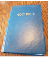 Holman Bible Publishers 1973 Blue hardcover KJV King James Version Holy ... - £7.77 GBP