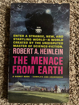 Robert Heinlein The Menace From Earth 1962 Great Cover Art Photo - £2.35 GBP