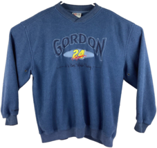 Chase Authentic Sweatshirt Mens XL Blue NASCAR 24 DuPont Jeff Gordon Embroidered - $24.72