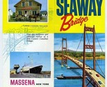 International Seaway Bridge Cornwall Ontario Massena New York Brochure 1... - $24.72