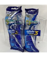 (2) Gillette Sensor 3 Simple Men&#39;s Disposable Razors 4 Count Each Ultrag... - $9.69 CAD