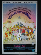 Charlotte&#39;s WEB-1973-POSTER-DEBBIE REYNOLDS-ANIMATION VG/FN - £53.43 GBP