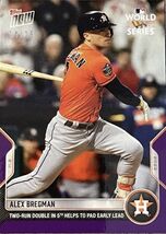 Alex Bregman* Astros 24/25 - World Series Game 4 2022 - MLB TOPPS NOW Ca... - $5.93