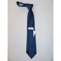Men's Calvin Klein Tie Classic Woven Silky Texture Vincent #Calvin-5 Blue image 3