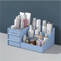 Plastic Makeup Storage Box Women Home Drawer Desk Desktop Organizer For Cosmetic - £19.56 GBP
