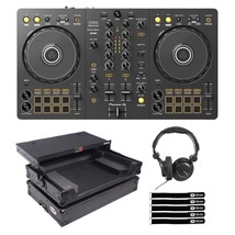 Pioneer DDJ-FLX4 2-Channel Rekordbox Serato DJ Controller w Flight Case &amp; Hea... - £604.58 GBP