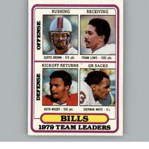 1980 Topps - #264 Curtis Brown, Frank Lewis, Sherman White (RC) - £1.49 GBP