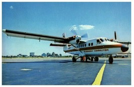 Allegheny Commuter  Airlines at Atlantic City Airport Postcard - £7.87 GBP