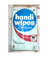 Vintage HANDI WIPES 10 Rayon Towels 14&quot;x24&quot; Green Colgate Palmolive USA NOS - $319.32 MXN