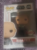 Funko Pop! Star Wars Boba Fett Unmasked #490 Special Edition Free Ship N... - $14.99